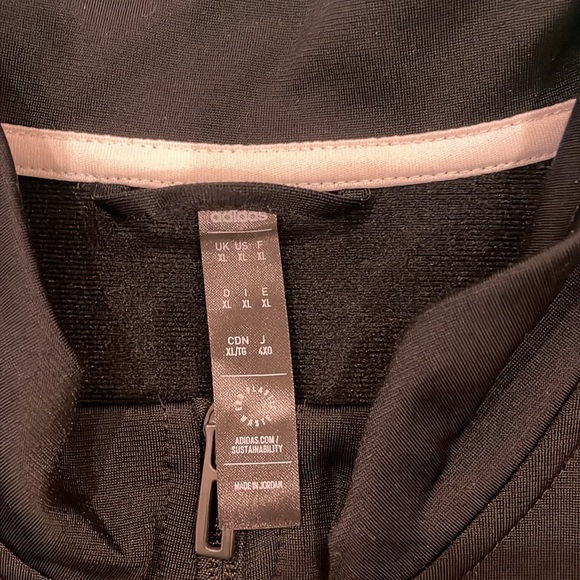 Adidas men’s Essentials three-stripe track jacket size XL - Picture 7 of 11